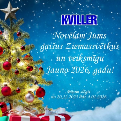 Priecīgus Ziemassvētkus un laimīgu Jauno gadu!